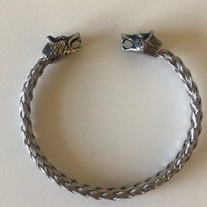 Men’s wolf bracelet